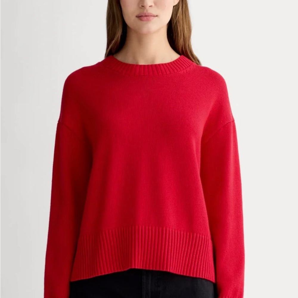 Everlane Boxy Everyday Sweater in Cotton